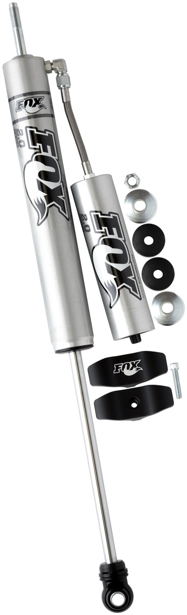 Fox 05+ Ford SD 2.0 Performance Series 11.1in. Smooth Body Remote Res. Front Shock / 5.5-7in. Lift - Image 5