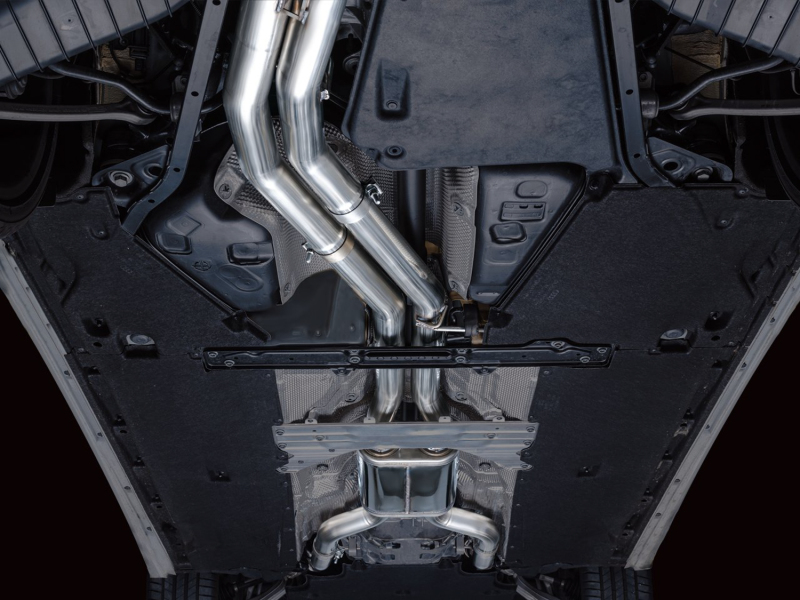 AWE Tuning 19-23 Audi C8 S6/S7 2.9T V6 AWD Track Edition Exhaust - Diamond Black Tips - Image 6