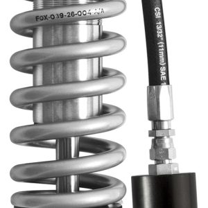Fox 2007 Chevy 1500 4WD w/UCA 2.5 Factory Series 5.35in. R/R Coilover Shock Set - Black/Zinc