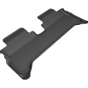 3D MAXpider 2017-2020 Chevrolet Bolt Ev Kagu 2nd Row Floormats - Black