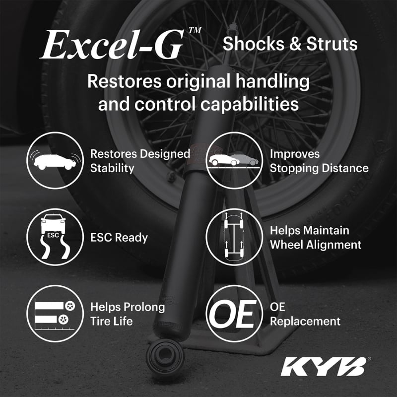 KYB Shocks & Struts Excel-G Rear ACURA EL 2001-03 HONDA Civic 2001-02 - Image 4