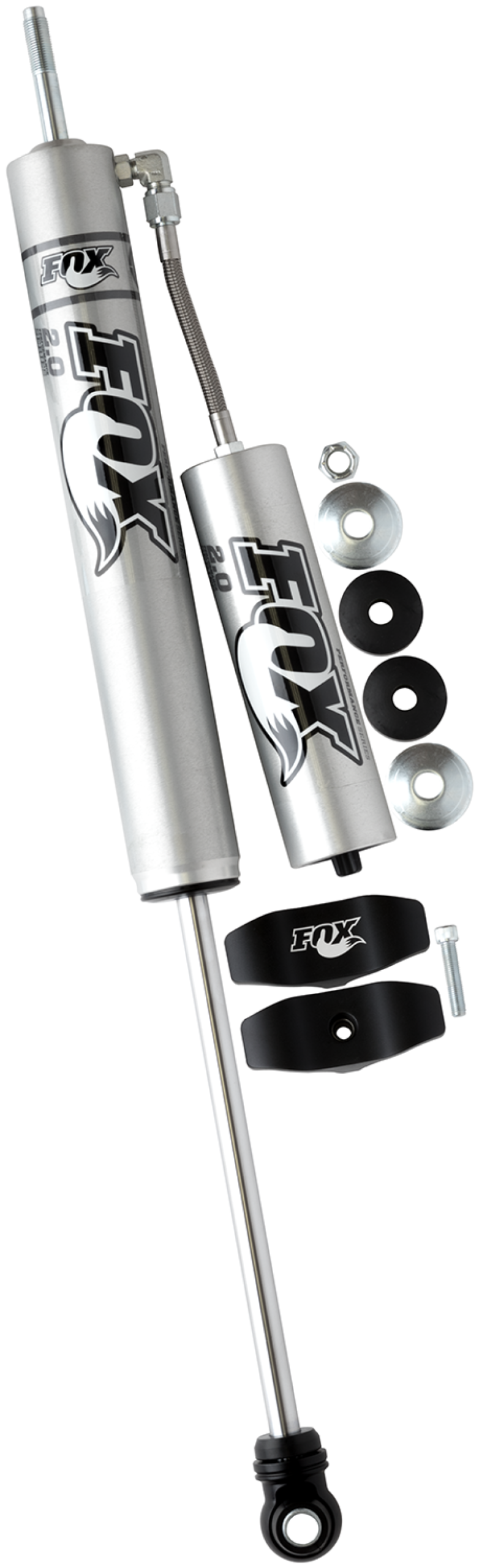 Fox 05+ Ford SD 2.0 Performance Series 11.1in. Smooth Body Remote Res. Front Shock / 5.5-7in. Lift - Image 9