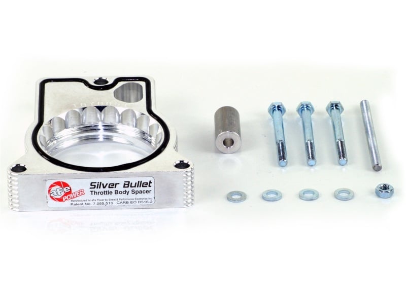 aFe Silver Bullet Throttle Body Spacers TBS GM C/K 1500/2500/3500 96-00 V8-5.0L 5.7L - Image 2