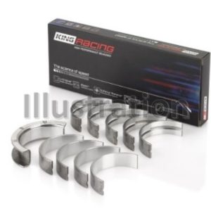King Engine Bearings Ford 260CI/289CI/302 5.0L Windsor (0.010 Size) Main Bearing Set