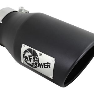 aFe Diesel Exhaust Tip Bolt On Black 4in Inlet x 6in Outlet x 12in