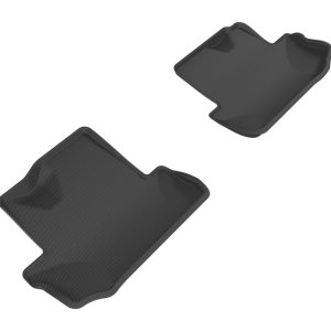 3D MAXpider 2016-2020 Chevrolet Camaro Kagu 2nd Row Floormats - Black