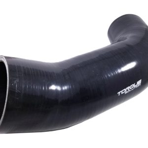 Torque Solution Turbo Inlet Hose Black: 2015+ VW Golf/GTI/Golf R (MK7) / 2015+ Audi A3/S3
