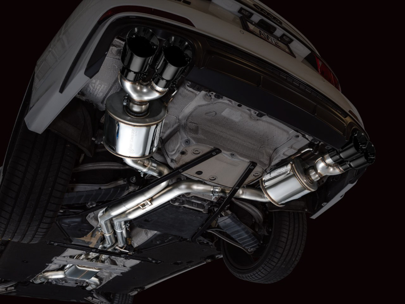 AWE Tuning 19-23 Audi C8 S6/S7 2.9T V6 AWD Touring Edition Exhaust - Diamond Black Tips - Image 4