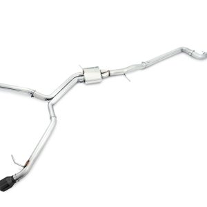 AWE Tuning Audi B9 A5 Track Edition Exhaust Dual Outlet - Diamond Black Tips (Includes DP)