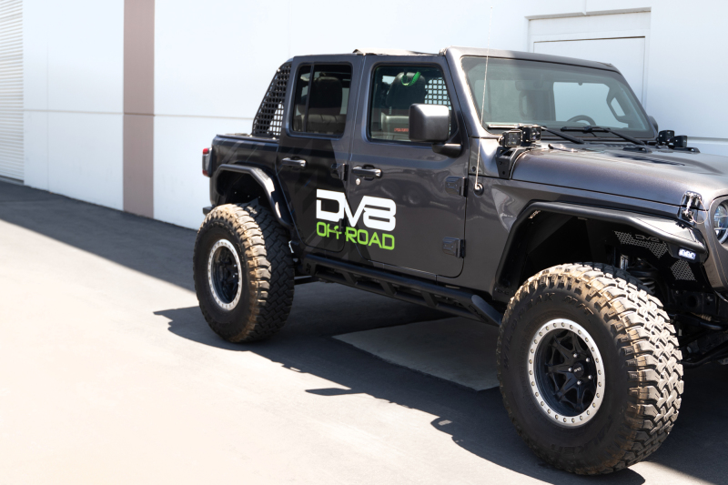 DV8 Offroad 18-23 Jeep Wrangler JL 4 Door FS-15 Series Rock Sliders - Image 7