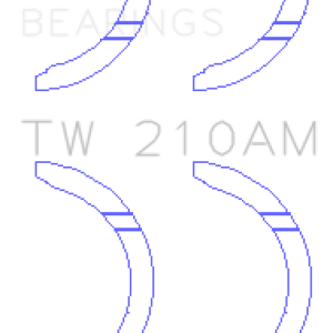 King Engine Bearings Toyota 5R/2M/4M/5ME/5MGE/7MGE/7MGTE Thrust Washer Set