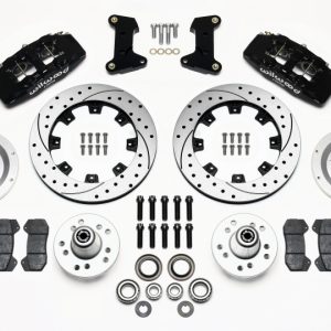 Wilwood Dynapro 6 Front Hub Kit 12.19in Drilled 74-80 Pinto/Mustang II Disc Spindle only