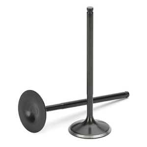 Supertech Honda D16A1 Black Nitrided Intake Valve - +0.5mm Oversize - Set of 8