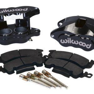 Wilwood D52 Front Caliper Kit - Black Powder 2.00 / 2.00in Piston 1.28in Rotor