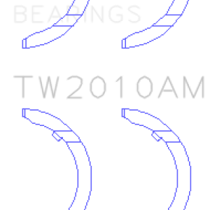 King Engine Bearings Volkswagen JR 1.6L (td) Thrust Washer Set