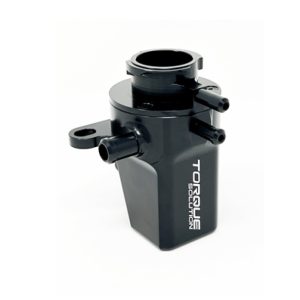 Torque Solution Coolant Expansion Tank: Subaru WRX 02-07 / STI 04-22 / Forester XT 04-08 - Black