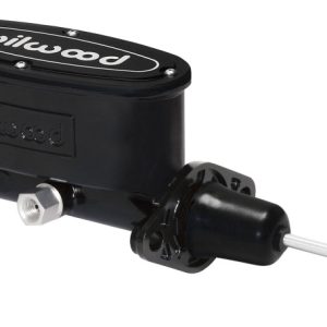 Wilwood High Volume Tandem Master Cylinder - 7/8in Bore Black-W/Pushrod