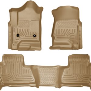 Husky Liners 2015 Chevy/GMC Suburban/Yukon XL WeatherBeater Combo Tan Front & 2nd Seat Floor Liners