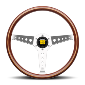 Momo California Wood Steering Wheel 360 mm - Mahogany Wood/Pol Spokes