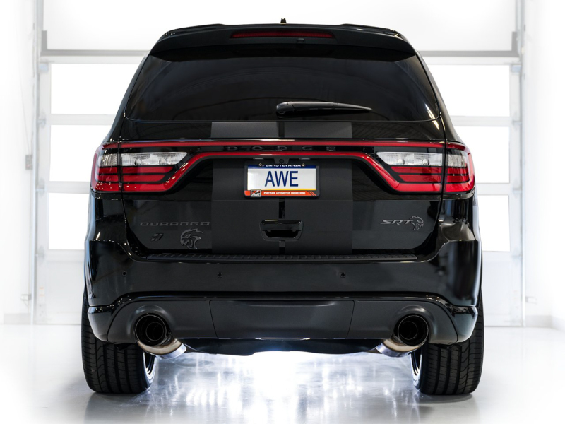 AWE Tuning 18-23 Dodge Durango SRT & Hellcat Touring Edition Exhaust - Diamond Black Tips - Image 5