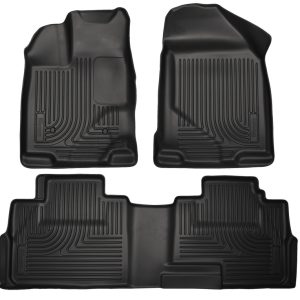 Husky Liners 07-13 Ford Edge / 07-13 Lincoln MKX Weatherbeater Black Front & 2nd Seat Floor Liners