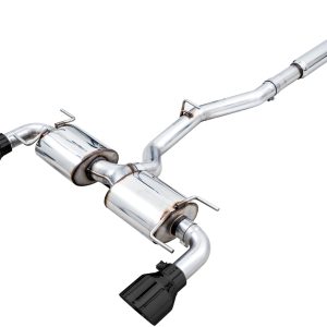 AWE Subaru BRZ/ Toyota GR86/ Toyota 86 Touring Edition Cat-Back Exhaust- Diamond Black Tips