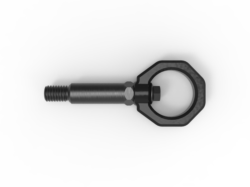 aFe Control Front Tow Hook Black 20-21 Toyota GR Supra (A90) - Image 4