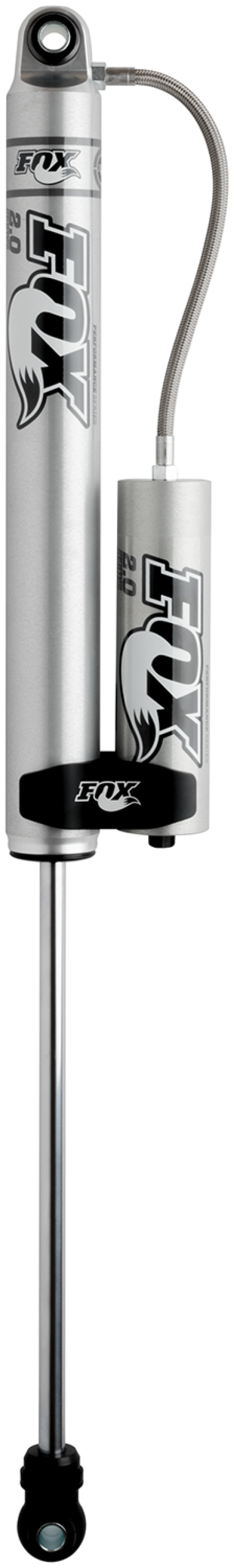 Fox 99+ Chevy HD 2.0 Performance Series 14.1in. Smooth Body Remote Res. Rear Shock / 7-10in. Lift - Image 3