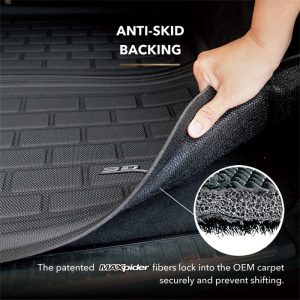 3D MAXpider 15-20 Chevrolet Suburban / GMC Yukon Xl Kagu Black Behind 2Nd Row Stowable Cargo Liner