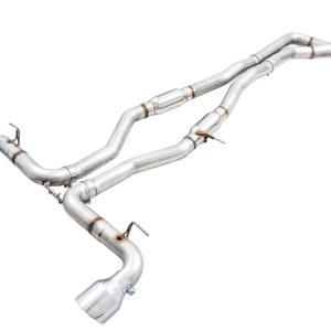 AWE Tuning 2020 Toyota Supra A90 Track Edition Exhaust - 5in Chrome Silver Tips