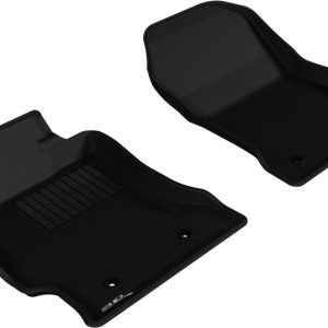 3D MAXpider 2013-2019 Toyota/Subaru/Scion FR-S Kagu 1st Row Floormat - Black