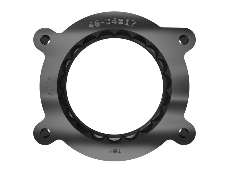 aFe 2020 Vette C8 Silver Bullet Aluminum Throttle Body Spacer / Works With Factory Intake Only - Blk - Image 9