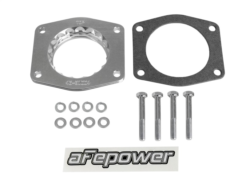 aFe Silver Bullet Throttle Body Spacers BMW M3 (E36) 92-99 L6 3.0/3.2L *96-99 3.2L - 50 State Legal* - Image 3