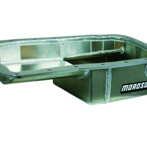 Moroso Acura/Honda 1.6L B16A3 Kicked Out Drag Race Baffled 5qt 5-5/8in Aluminum Oil Pan