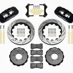 Wilwood AERO6 Front Hat Kit 14.00 Drilled 99-06 BMW E46