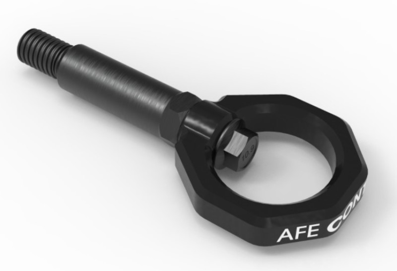 aFe Control Front Tow Hook Black 20-21 Toyota GR Supra (A90) - Image 2