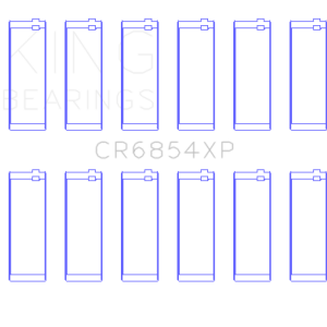 King Engine Bearings BMW 95 M3 S50830 (Size STD) Performance Rod Bearing Set