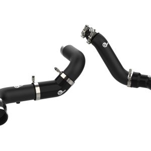 aFe 16-19 RAM 1500 V6 3.0L (TD) BladeRunner 3in Aluminum Hot & Cold Charge Pipe Kit - Black