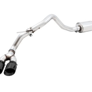 AWE Tuning 2019+ Ford Ranger 0FG Performance Exhaust System w/Diamond Black Tips & Rock Guard