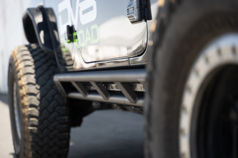 DV8 Offroad 18-23 Jeep Wrangler JL 4 Door FS-15 Series Rock Sliders - Image 9
