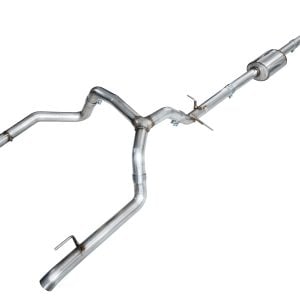 AWE 4th Gen GM 1500 5.3L 0FG Catback Split Rear Exit (w/ Bumper Cutouts) - OE Tips