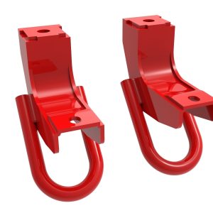 aFe Front Tow Hook Red 2022 Toyota Tundra 3.5L V6