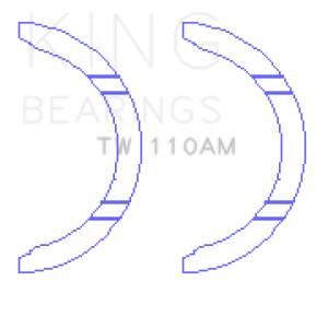 King Engine Bearings Honda D15A2/D15A3/D15B1/D15B2/D15B7/D15B8/D15Z1 Thrust Washer Set