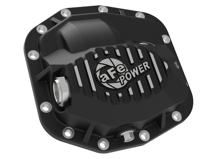 aFe Pro Series Front Differential Cover Black 2018+ Jeep Wrangler (JL) V6 3.6L (Dana M186) - Image 3