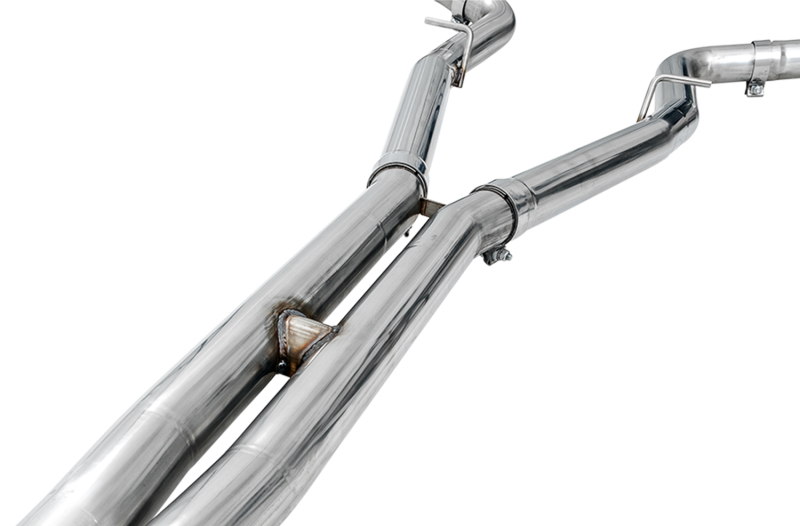 AWE Tuning 2015+ Dodge Charger 6.4L/6.2L SC Non-Resonated Touring Edition Exhaust - Silver Tips - Image 2