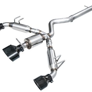 AWE Tuning 2023+ Toyota GR Corolla Track Edition Exhaust - Diamond Black Tips