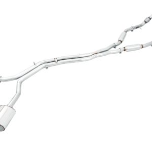 AWE Tuning Audi B9 SQ5 Resonated Touring Edition Cat-Back Exhaust - No Tips (Turn Downs)