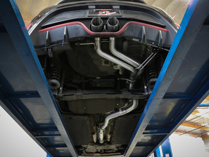 aFe Takeda 2-1/2in to 3in SS-304 Cat-Back Exhaust w/ Blue Flame Tips 13-17 Hyundai Veloster L4-1.6L - Image 7