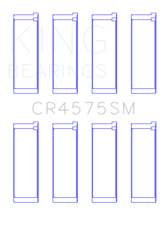 King Engine Bearings Hyundai i30 G4FC Connecting Rod Bearing Set - Size +.25mm - Image 7
