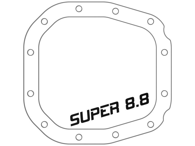 aFe Pro Series Rear Differential Cover Black w/ Fins 15-19 Ford F-150 (w/ Super 8.8 Rear Axles) - Image 6